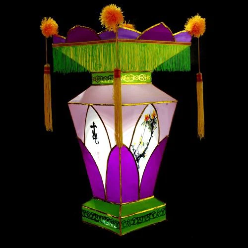 Sulankstomas Kinijos rūmų žibintas