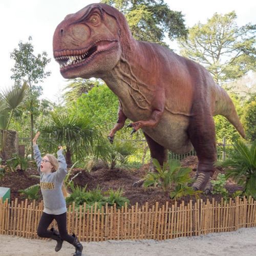 Realistinis animatronic T Rex dinozauras