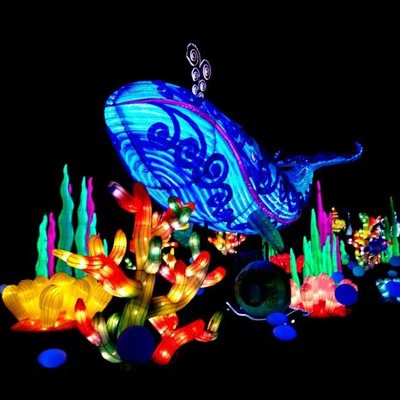 Įspūdingi kinų šilko žibintų parodų pasaulio žibintų festivalio šou gamintojai